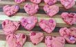 Cookies aux fraises coeur