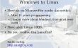 Windows à Linux