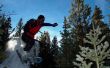 Freestyle en raquettes Boulder sauter