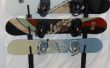 Rack pittoresque Snowboard Metal