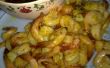 Croustillant Stir Fried crevettes avec trempette Sauce chinoise