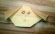 Visage de chien origami