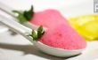 Gastronomie moléculaire - mousse fraise