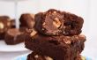 Noisettes et Nougat aux amandes Brownies au chocolat (avec un Secret)