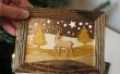 Comment faire des cartes de Noël en bois