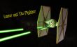 Découpé au laser modèle TIE Fighter