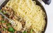 Spaghetti tomate crème de champignons & séchées