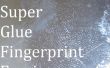 Super Glue Fingerprint fumant