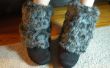 DIY Boot Toppers - Faux Fur Leg Warmers