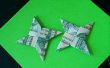 Dollar Bill Shuriken (étoile de Ninja Origami) ** maintenant avec la vidéo
