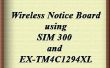 Sans fil panneau d’affichage à l’aide de SIM 300 et EK-TM4C1294XL
