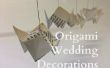 Décorations de mariage origami