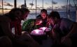 Solaire lampe de Snare océan recyclé