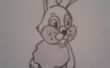 Comment dessiner : un lapin de dessin animé