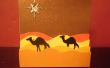 Carte de Silhouette chameau
