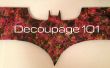 DECOUPAGE Bat Sign