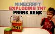 Minecraft, une explosion de TNT Prank Banque (transfert d’Image imprimante bois)