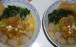 Poulet soupe de nouilles boulettes de viande (Mie Ayam Bakso)