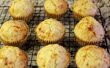 Muffins de pain de maïs sans gluten libre Turquie Cheddar