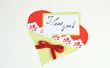 Coeur - cartes-cadeaux de Dernière Minute pour la Saint Valentin - bricolage Artisanat en papier
