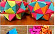 Post-It Origami icosaèdre