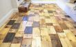 Création d’un plancher de bois de palettes bricolage avec du bois gratuit