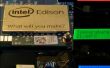 Enregistreur de température Edison Intel avec RBG-LCD