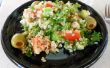 Simple Cool Summer Quinoa et Kale « Salade de taboulé »-végétaliens, sans gluten