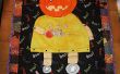 Robot Halloween matelassé Tenture murale