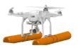 Flottant outriggen pour un Drone