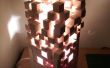 Lampe en bois pixel