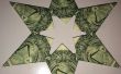 Dollar Bill Origami 5 ou 6 Point argent Star