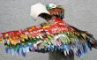 Costume de perroquet Makedo : Wearable ailes d’oiseaux et perroquet Hat
