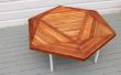 Motif géométrique Scrap Table basse en bois
