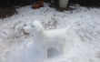 Comment faire un chien de neige sculpture