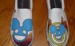 Chaussures peintes Deadmau5 (Mens taille 12) à la main