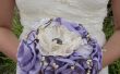 Bouquet de mariée mariage/fleurs de tissu