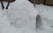 Comment faire un igloo arrière-cour avec neige poudreuse
