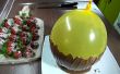 Comment faire un bol de chocolat à l’aide d’un ballon + chocolat recouvert de fraises