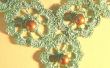 Crochet collier médaillon