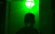 LED Light Up Sims PlumbBob Costume (ce pylône vert au-dessus de leur tête)
