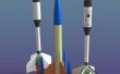 Impression 3D modèle roquettes de vol