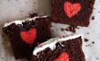 Caché gâteau coeur / surprendre Cake