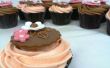 Maison de framboise et de vanille Cupcakes