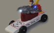 Pinewood Derby voiture avec LEDs et Jimmy Neutron