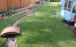 Restaurer une arrière-cour avec sols morts (avant et après)