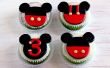 Comment faire Mickey Mouse Cupcake et Cake Toppers