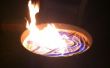 Flaming chaudron Fire pit