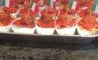 Spaghetti et boulettes de viande Cupcakes