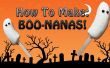 Spooky BOO-nanas ! (Super facile, sans cuisson) 